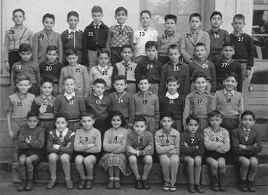 ECOLE PAIXHANS GARCONS 1953 CM1 M. DE COSTA